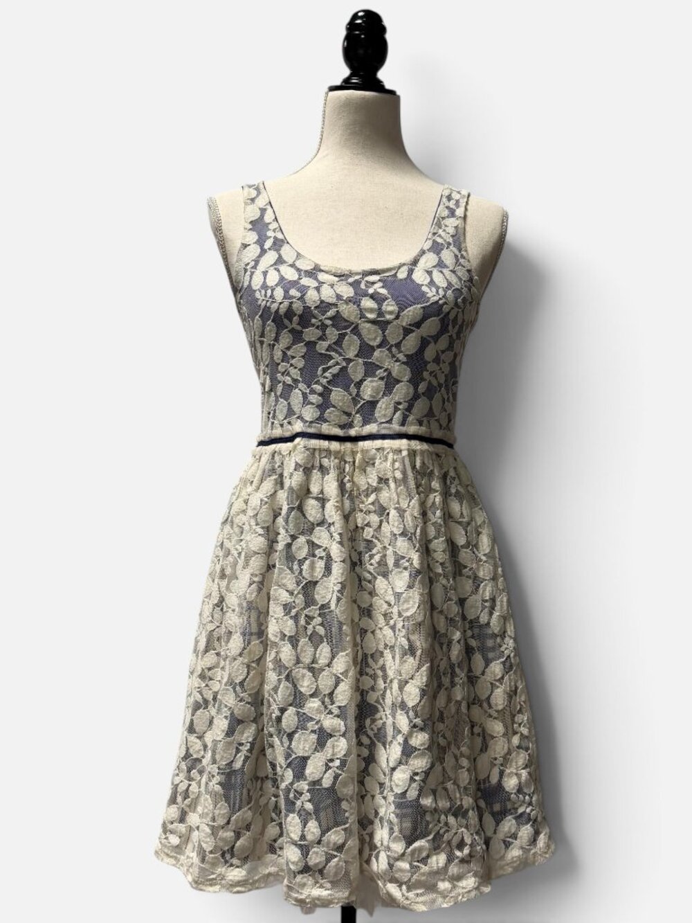 Weston Wear for Anthropologie Vinca Minor Lace Dress Medium